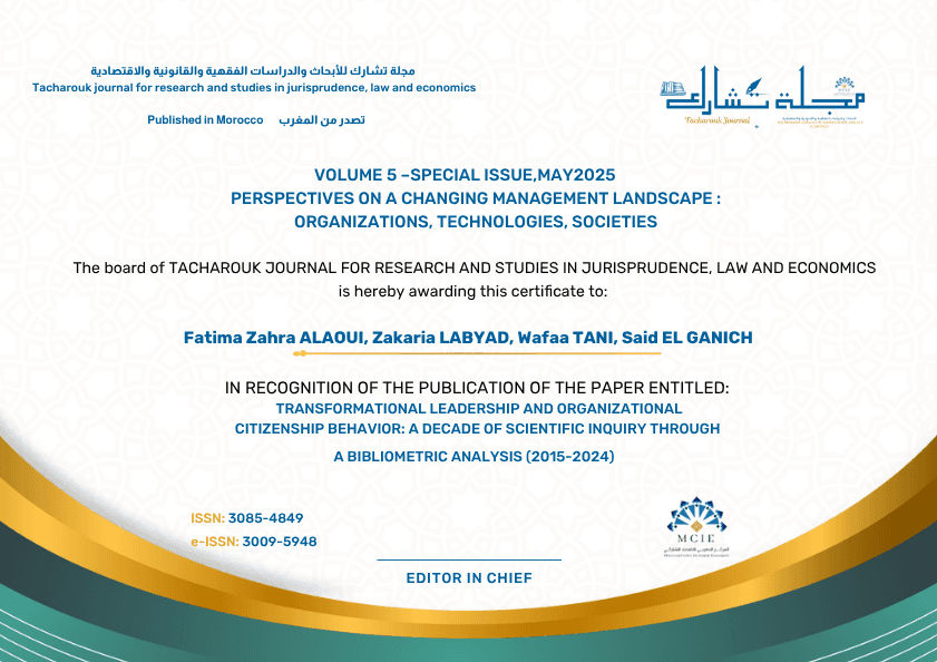 Contribution à l’étude d’impact de l’accompagnement entrepreneurial post-création du programme de l’INDH sur la performance commerciale des TPE féminines : Cas de la province de Zagora